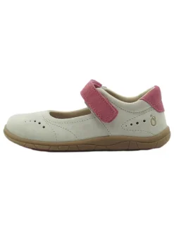Leder-Barfuß-Ballerinas in Weiß>lamino Hot
