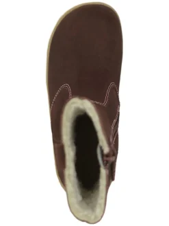 Leder-Barfuß-Boots in Braun><noscript><img width=