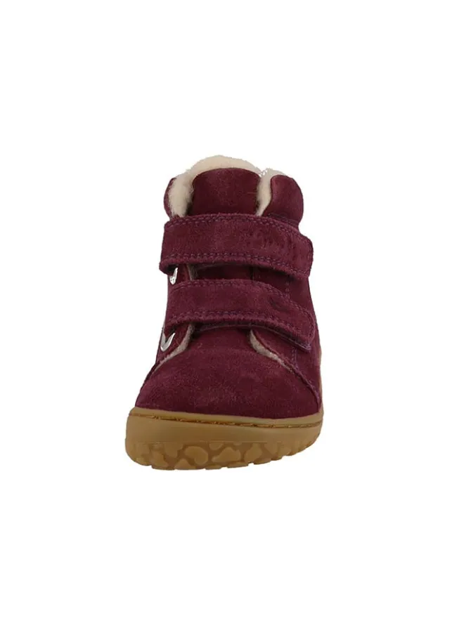 Lurchi Lauflernschuhe^Leder-Barfußchuhe "Nik" in Bordeaux