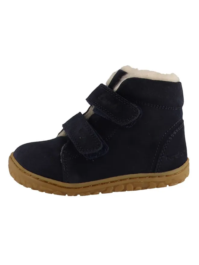 Lurchi Lauflernschuhe^Leder-Barfußchuhe "Nik" in Dunkelblau