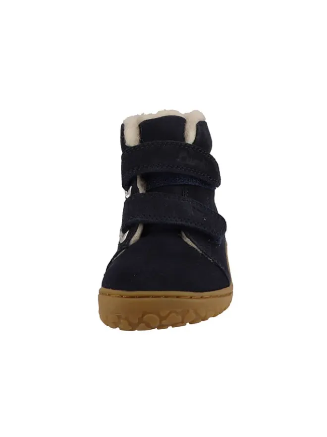 Lurchi Lauflernschuhe^Leder-Barfußchuhe "Nik" in Dunkelblau