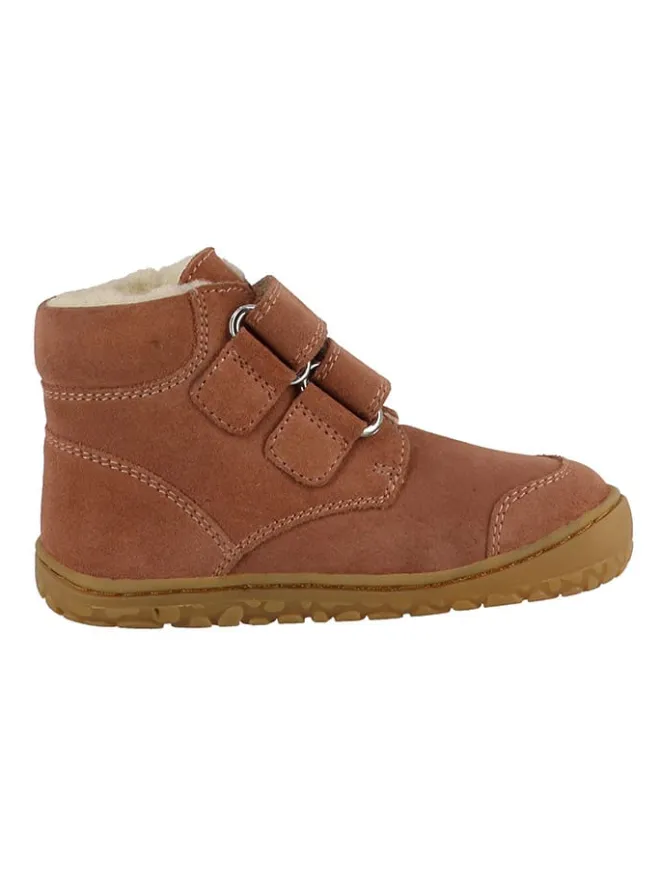 Lurchi Lauflernschuhe^Leder-Barfußchuhe "Nimbi" in Altrosa