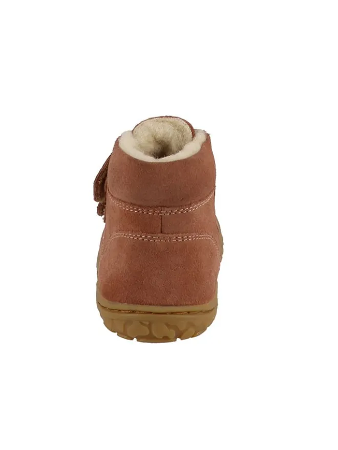 Lurchi Lauflernschuhe^Leder-Barfußchuhe "Nimbi" in Altrosa