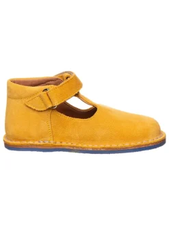 lamino Sandalen·Halbsandalen^Leder-Barfuß-Halbsandalen in Gelb