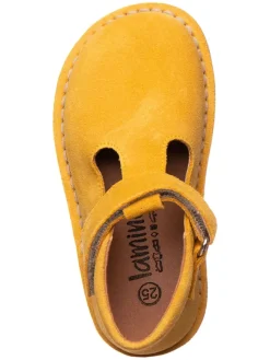 lamino Sandalen·Halbsandalen^Leder-Barfuß-Halbsandalen in Gelb