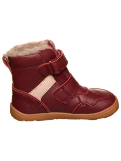 bisgaard Stiefel & Boots^Leder-Barfußschuhe in Bordeaux