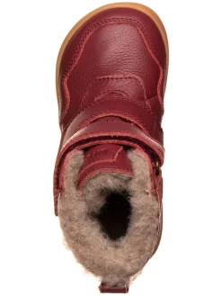 bisgaard Stiefel & Boots^Leder-Barfußschuhe in Bordeaux
