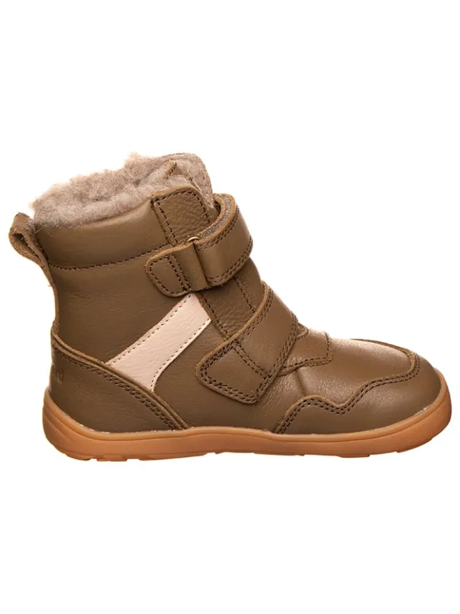 bisgaard Stiefel & Boots|Stiefel & Boots·Boots^Leder-Barfußschuhe in Hellbraun