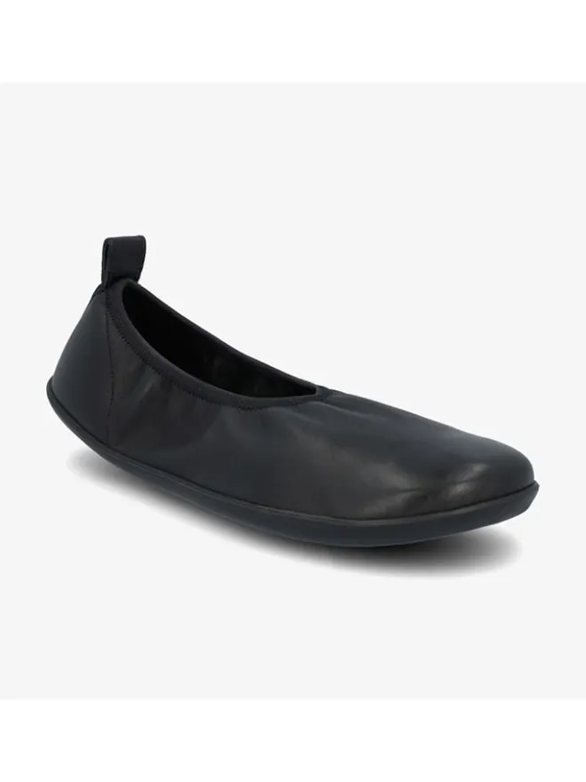 Groundies Ballerinas^Leder-Barfußschuhe "Ballet 2.0" in Schwarz