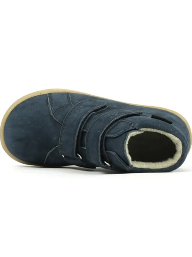 Richter Shoes Lauflernschuhe^Leder-Barfußschuhe "Dash" in Dunkelblau
