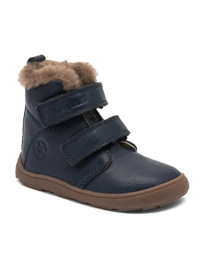 Leder-Barfußschuhe "Emil" in Dunkelblau>bisgaard Outlet