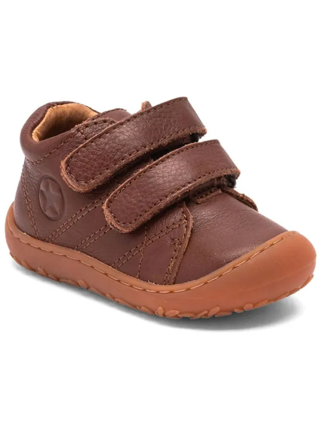 bisgaard Lauflernschuhe^Leder-Barfußschuhe "Hale" in Braun