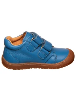 bisgaard Lauflernschuhe^Leder-Barfußschuhe in Blau