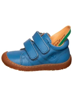 bisgaard Lauflernschuhe^Leder-Barfußschuhe in Blau
