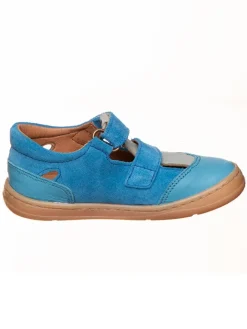 kmins Sandalen·Halbsandalen^Leder-Barfußschuhe in Blau