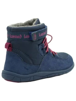 Leder-Barfußschuhe in Blau><noscript><img width=