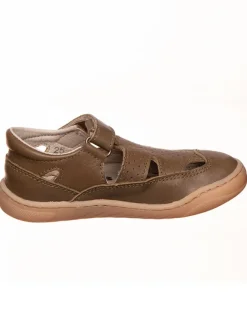 Leder-Barfußschuhe in Braun>kmins