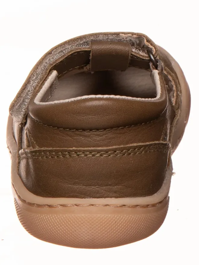 Leder-Barfußschuhe in Braun>kmins