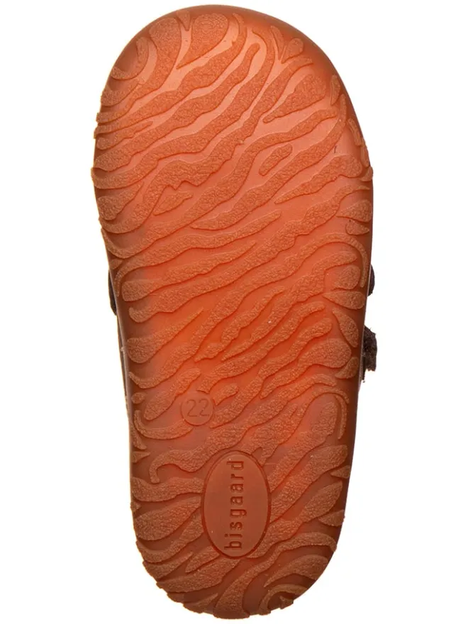 bisgaard Lauflernschuhe^Leder-Barfußschuhe in Braun