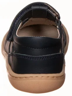 kmins Sandalen·Halbsandalen^Leder-Barfußschuhe in Dunkelblau