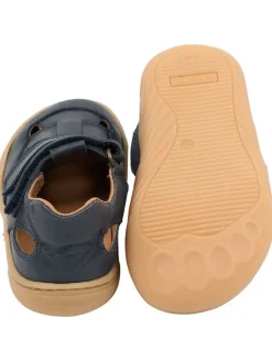 Leder-Barfußschuhe in Dunkelblau><noscript><img width=