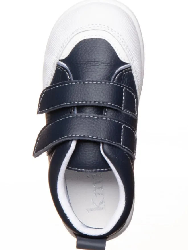 kmins Sneakers^Leder-Barfußschuhe in Dunkelblau