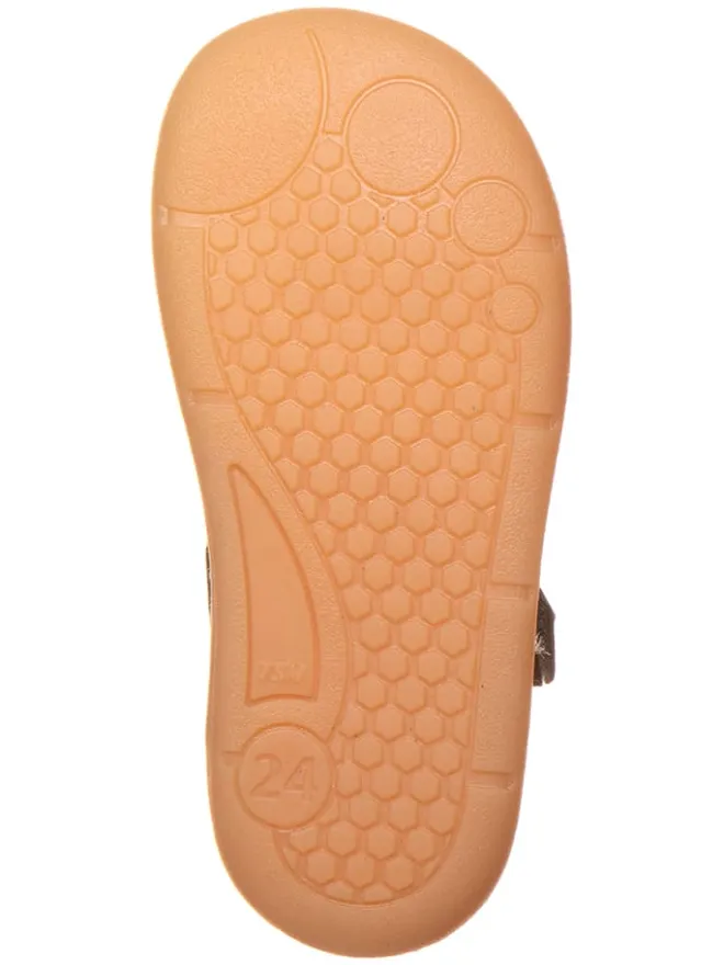 El Naturalista Sandalen·Halbsandalen^Leder-Barfußschuhe in Dunkelgrün