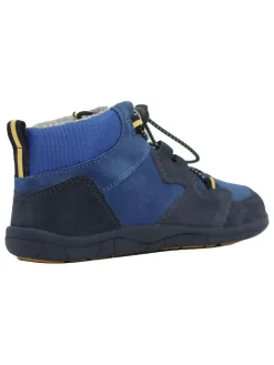 Leder-Barfußschuhe in Dunkelblau><noscript><img width=