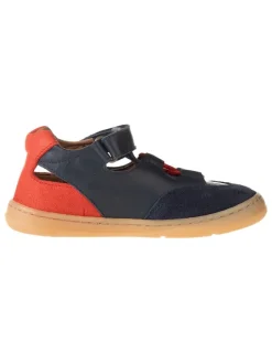 Leder-Barfußschuhe in Dunkelblau>kmins New