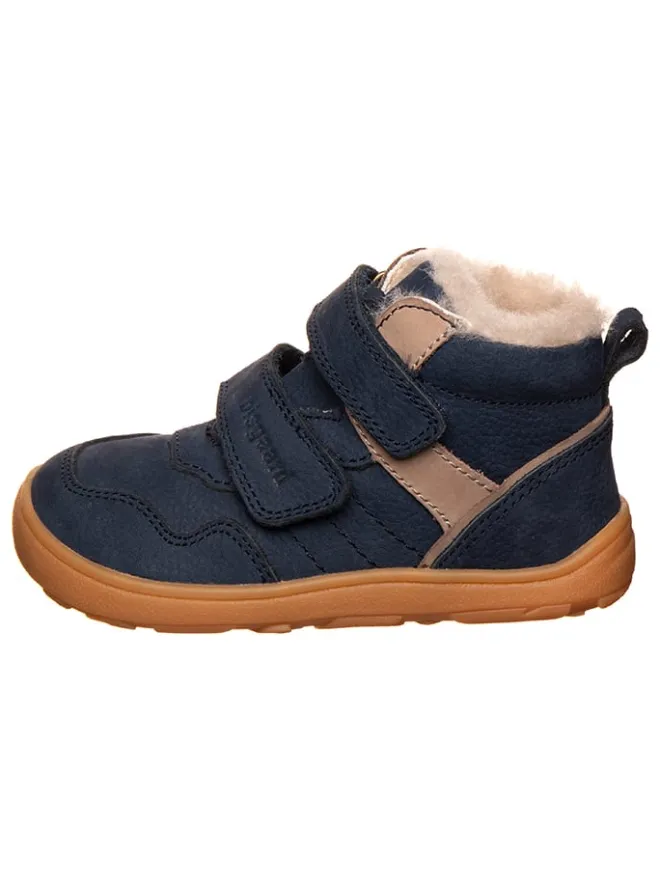 Leder-Barfußschuhe in Dunkelblau>bisgaard Discount