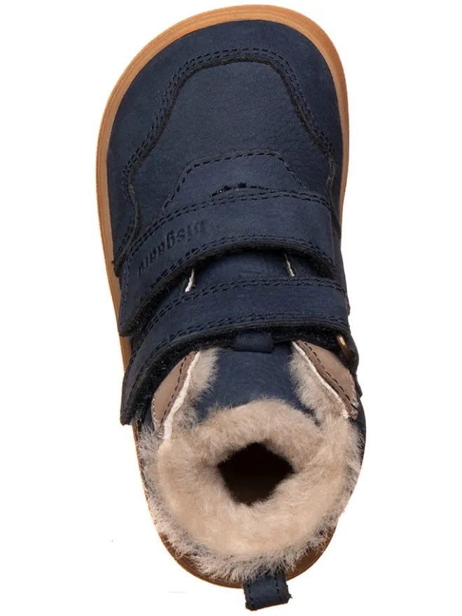 Leder-Barfußschuhe in Dunkelblau>bisgaard Discount