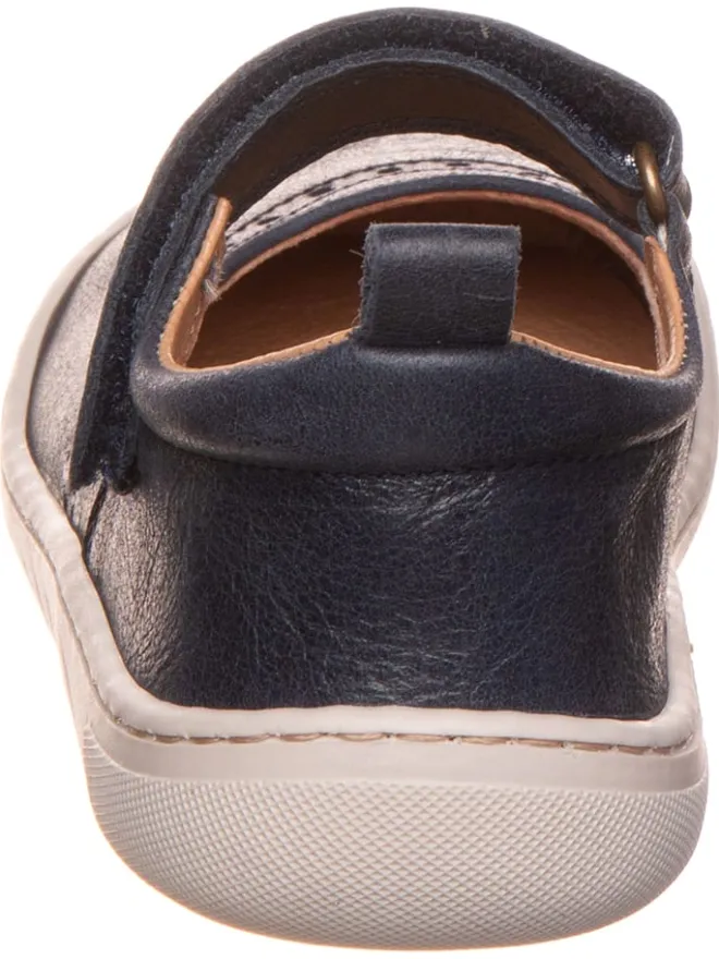 Leder-Barfußschuhe in Dunkelblau>POM POM Hot
