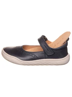 Leder-Barfußschuhe in Dunkelblau><noscript><img width=