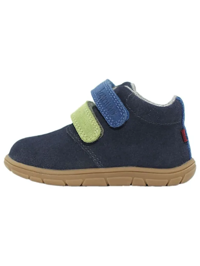 lamino Sneakers^Leder-Barfußschuhe in Dunkelblau