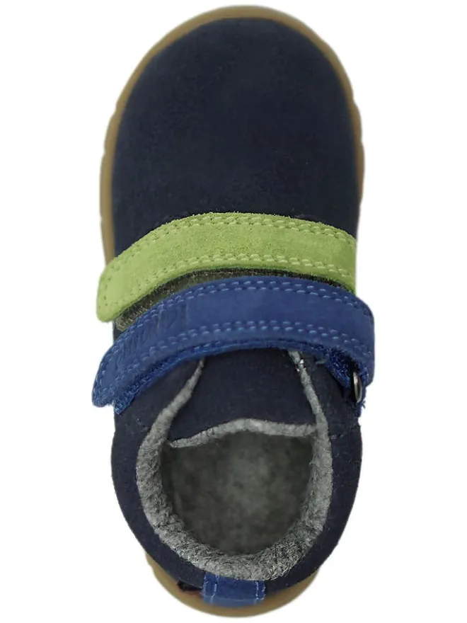 lamino Sneakers^Leder-Barfußschuhe in Dunkelblau