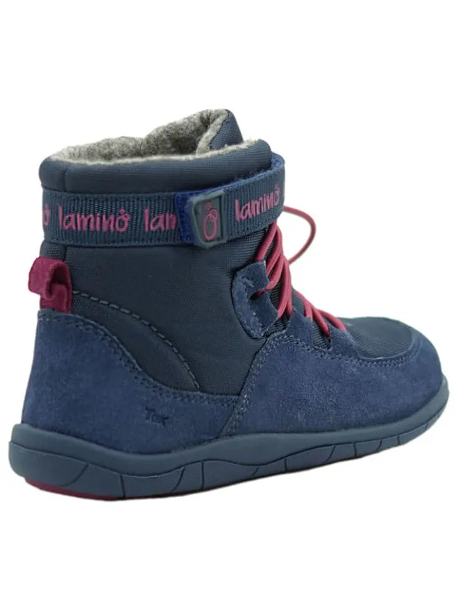 lamino Stiefel & Boots·Boots^Leder-Barfußschuhe in Dunkelblau