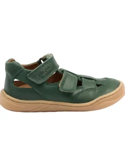 Leder-Barfußschuhe in Grün>POM POM Outlet