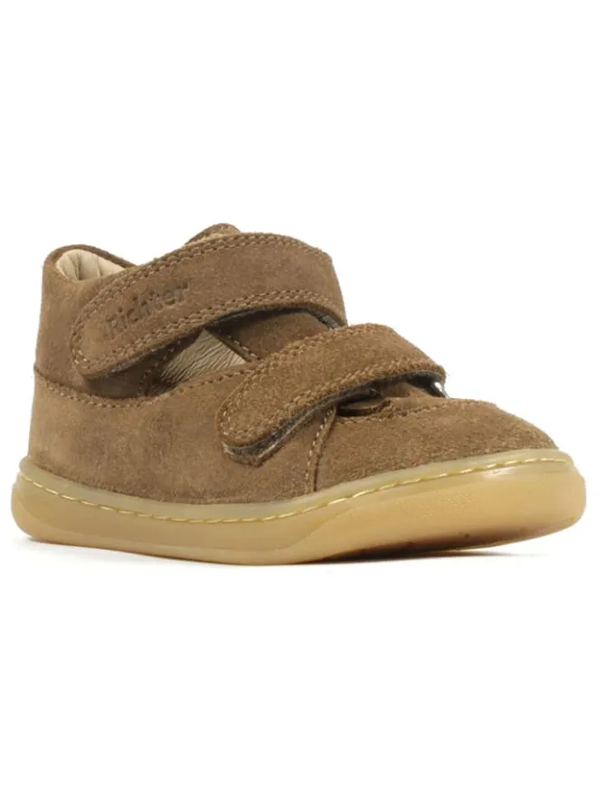 Richter Shoes Sandalen·Halbsandalen^Leder-Barfußschuhe in Hellbraun