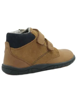 Leder-Barfußschuhe in Hellbraun><noscript><img width=