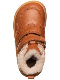 Leder-Barfußschuhe in Hellbraun><noscript><img width=