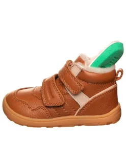 Leder-Barfußschuhe in Hellbraun><noscript><img width=