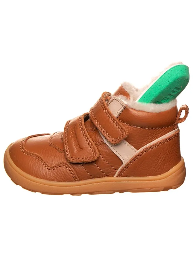 Leder-Barfußschuhe in Hellbraun>bisgaard Outlet