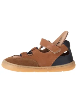 Leder-Barfußschuhe in Hellbraun><noscript><img width=