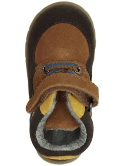 lamino Sneakers^Leder-Barfußschuhe in Hellbraun/ Braun