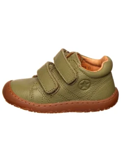 Leder-Barfußschuhe in Khaki>bisgaard Hot