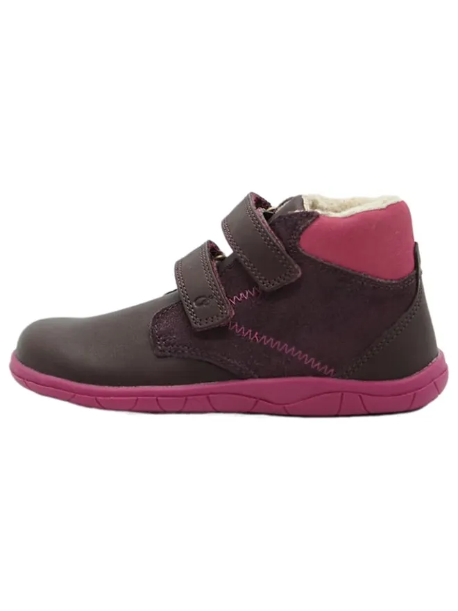 Leder-Barfußschuhe in Lila>lamino Best