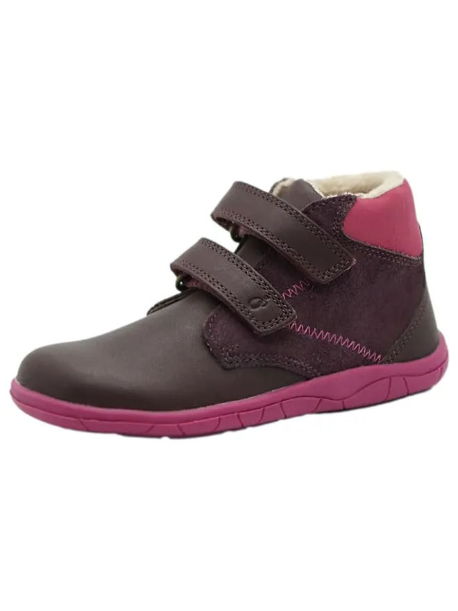 Leder-Barfußschuhe in Lila>lamino Best