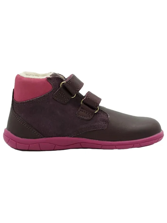 Leder-Barfußschuhe in Lila>lamino Best