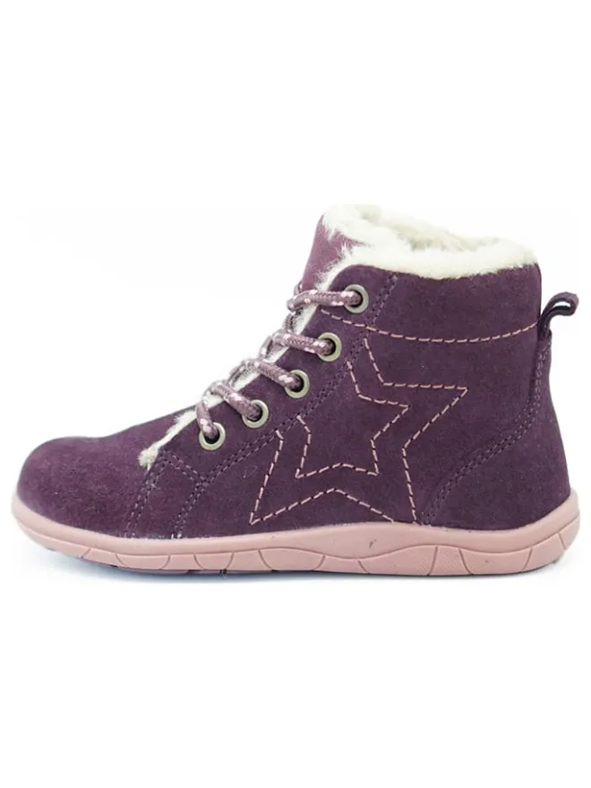 Leder-Barfußschuhe in Lila>lamino Outlet