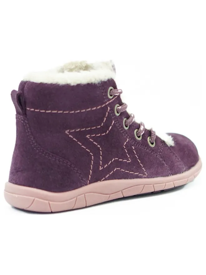 Leder-Barfußschuhe in Lila>lamino Outlet